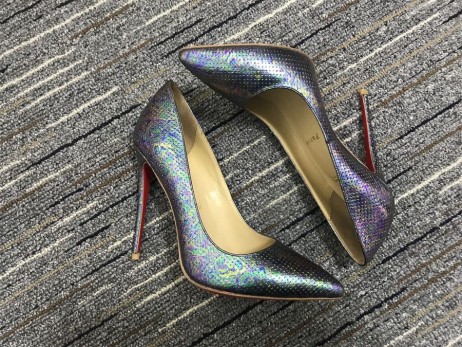 Christian Louboutin Szóval Kate Szivattyúk 120mm Fém Bőr Multicolor