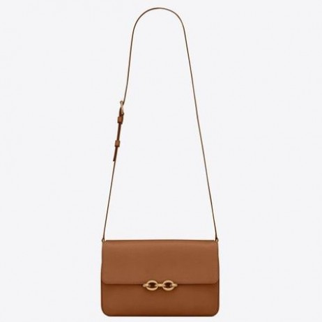 Saint Laurent Le Maillon Táska, Barna Borjúbőr Saint Laurent Táskák