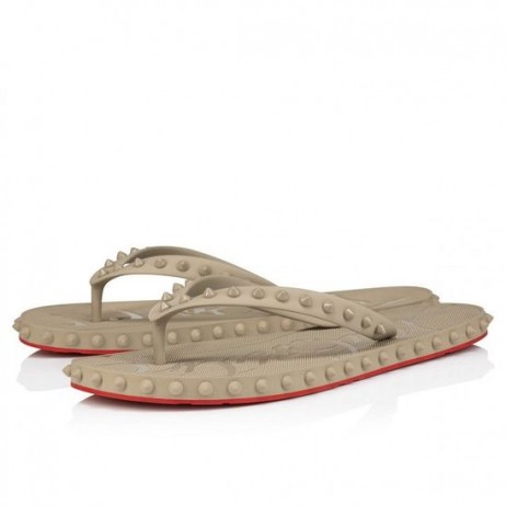 Christian Louboutin Szuper Loubi Flip Öszvérek Gumi Saharienne Christian Louboutin Cipő