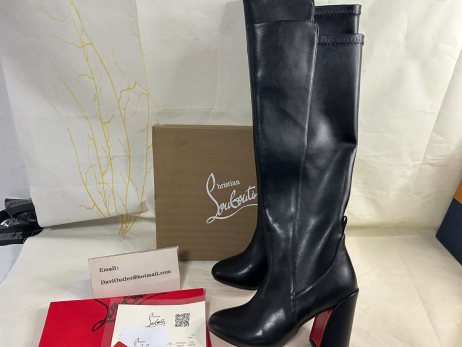 Christian Louboutin Jane szendrődi v. 85 mm Borjú Bőr Nyúlik Nappa Bőr Fekete