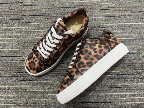 Christian Louboutin Vieirissima Cipők, Bőr Leopard