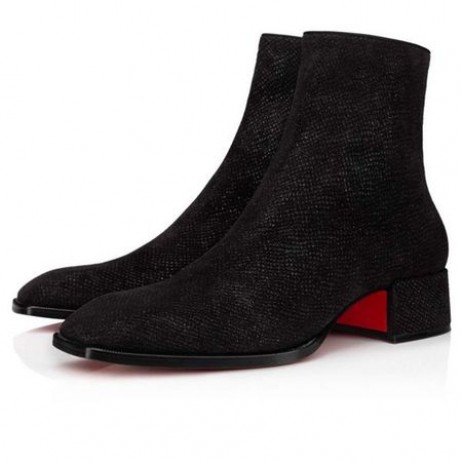 Christian Louboutin Boot Láz Fekete Cipő