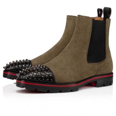 Christian Louboutin Boot Dinnye Tüskék Verzió Silex Borjú