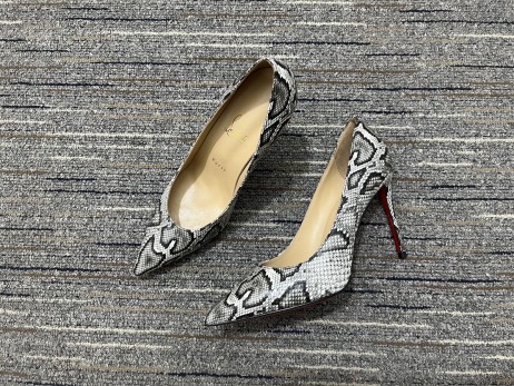 Christian Louboutin Kate Pumps 100mm Nappa Leather Snake Pattern