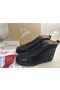 Christian Louboutin Louis Fekete/fekete Borjú