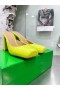 Bottega Veneta Torony Öszvérek Sárga Szabadalmi Borjúbőr Bottega Veneta Cipő