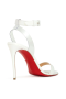 Christian Louboutin Jonatina 100 PVC Pvc Bőr Fehér CL Cipő