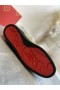 Christian Louboutin Louis Laminato Dino Magas szárú Cipők, Bőr, Fekete, Arany