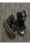 Christian Louboutin Pyraclou 110mm Ék Szandál Csillagfény Éjjel Szabadalmi Borjúbőr Multicolor