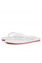 Christian Louboutin Szuper Loubi Flip Nő Öszvérek Gumi Bianco Christian Louboutin Cipő