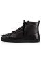 Christian Louboutin Lou Tüskék Fekete/fekete/bk Borjú