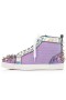 Christian Louboutin Lou Tüskék Verzió Lila Füst, Nylon