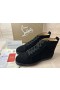 Christian Louboutin Louis Magas Szárú Cipők Veau Velúr Fekete