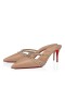 Christian Louboutin Tatoosh Tüskék Öszvér Szivattyú 70 mm Kidskin Bőr Pír