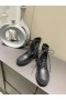 Dior Explorer Boka Boot Ferde Szövet Borjú Bőr Fekete