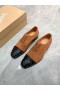 DiscouChristian Louboutin Gregossic Lapos Oxford Tüskék Borjúbőr, valamint Velúr Fekete, Barna