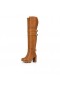Christian Louboutin Brodeback Húz Szendrődi V. Alta 100 Mm ThighBoots Terra Christian Louboutin Cipő
