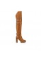 Christian Louboutin Brodeback Húz Szendrődi V. Alta 100 Mm ThighBoots Terra Christian Louboutin Cipő