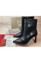 Christian Louboutin Condora Zsákmány 85 Mm-Es Alacsony Csizma Borjú Bőr Fekete Christian Louboutin Cipő