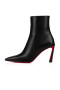 Christian Louboutin Condora Zsákmány 85 Mm-Es Alacsony Csizma Borjú Bőr Fekete Christian Louboutin Cipő