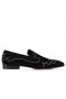 Christian Louboutin Dandysiago Naplopók Veau Velúr De Strass Fekete