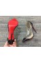 Christian Louboutin Galativi Tüskék Szivattyúk 85mm Bőr, PVC, Fekete