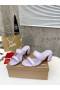 Christian Louboutin Inflama Sab Öszvérek 85mm Nappa Bőr Lila