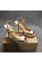 Christian Louboutin Jenlove Alta Szivattyúk 120mm Fém Bőr Platine