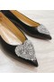 Christian Louboutin A Szerelem Kate Lakások Nappa Bőr Fekete
