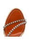 Christian Louboutin Malfadina Zeppa Szandál 120mm Borjú Bőr Barna