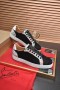 Christian Louboutin Férfi Cipők Alacsony szárú Bőr Kárpitozás Veau Velúr Multicolor