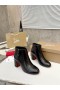 Christian Louboutin Ziptotal Boka Csizma Fekete Borjúbőr CL Cipő