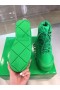 Bottega Veneta Tócsa Bombázó Boka Bakancs Zöld Szövet Bottega Veneta Csizma
