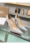 Christian Louboutin Dögös Csaj Szivattyúk 100mm Csillogott, Borjú Bőr Ezüst CL Cipő