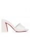 Christian Louboutin Jane Öszvér 85mm Öszvérek Nappa Bőr Bianco Christian Louboutin Cipő