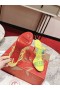 Christian Louboutin Csak Loubi PVC Szandál 85mm Fluo Sárga CL Cipő