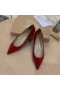 Christian Louboutin Kate Balerina Lakások Szabadalmi Bőr, Piros
