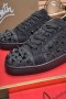 Christian Louboutin Louis Junior PI Verzió Strass Sneakers Fekete Christian Louboutin Cipő