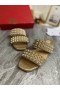 Christian Louboutin Myriadiam Lapos Dia Szandál Fém Dugó Arany