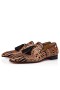Christian Louboutin Officialito Léhűtő Borjú Bőr Barna Christian Louboutin Cipő
