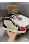 Christian Louboutin Tüskék Lapos Férfi Cipők Lakkbőr Multicolor