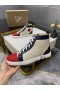Christian Louboutin Tüskék Lapos Férfi Cipők Lakkbőr Multicolor