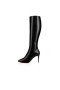 Christian Louboutin Magas Boot Eloise szendrődi v., 70 mm, Fekete Borjú Christian Louboutin Cipő