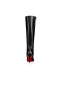 Christian Louboutin Magas Boot Eloise szendrődi v., 70 mm, Fekete Borjú Christian Louboutin Cipő