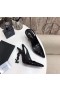 Saint Laurent Opyum Slingback Szivattyúk 110mm Fekete tónusú Sarok Saint Laurent Cipő