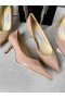Jimmy Choo Szerelem 65 Borjú Bőr Szivattyúk JC Jelkép Meztelen