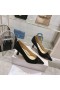 Jimmy Choo Rene 65mm Velúr Szabadalmi Szivattyú Fekete