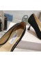 Jimmy Choo Rene 65mm Velúr Szabadalmi Szivattyú Fekete