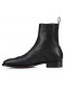 Christian Louboutin Boabi Chelsea Boots Borjú Bőr Petit Grain Fekete Christian Louboutin Cipő