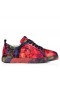 Christian Louboutin Szórakoztató Louise Junior Cipők Rózsa Nyomtatott Krepp Szatén Multicolor